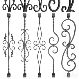 Wrought Iron Bundle No Railing